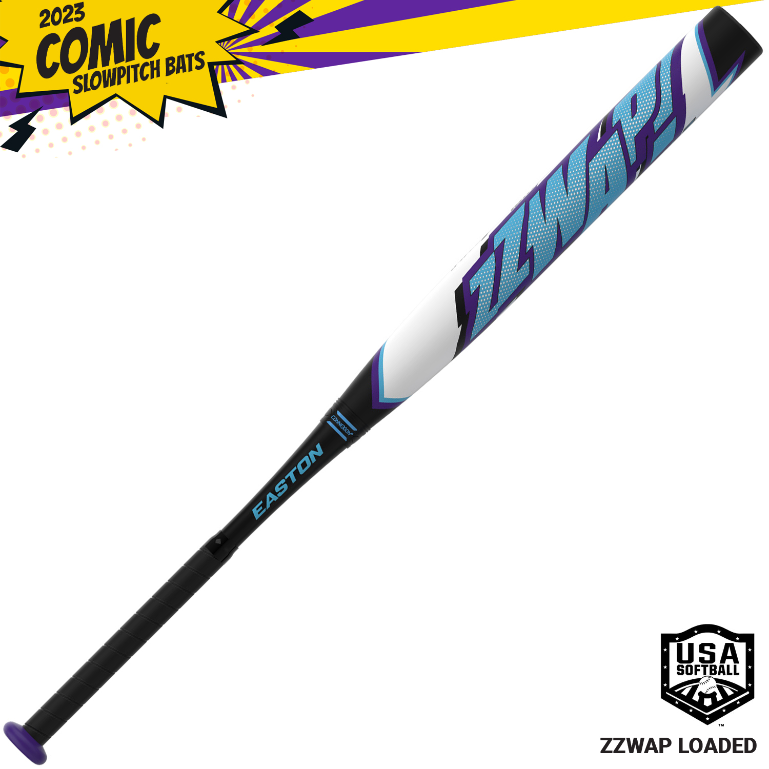 Buy 2023 Easton ZZWAP Double Barrel 13″ Barrel Loaded USA ASA Slowpitch